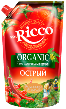 Кетчуп «Mr. Ricco» Острый, 350 г Кетчуп «Mr. Ricco» Острый, 350 г