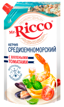 Кетчуп «Mr.Ricco» Средиземноморский, 350 г Кетчуп «Mr.Ricco» Средиземноморский, 350 г