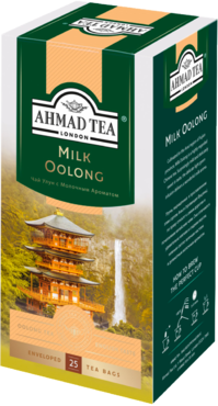 Чай зеленый «Ahmad Tea» Молочный улун, 25 пакетиков Чай зеленый «Ahmad Tea» Молочный улун, 25 пакетиков