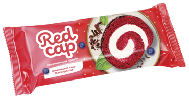 Рулет бисквитный «REDCAP» с сыром маскарпоне, 200 г Рулет бисквитный «REDCAP» с сыром маскарпоне, 200 г
