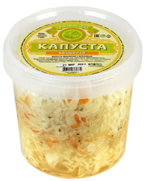 Капуста «Разносол» квашеная, 900 г Капуста «Разносол» квашеная, 900 г