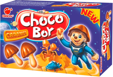 Печенье «Orion» Choko Boy Карамель, 100 г Печенье «Orion» Choko Boy Карамель, 100 г