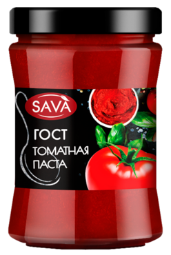 Томатная паста «Сава», 250 г Томатная паста «Сава», 250 г