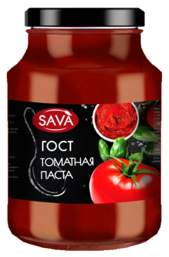 Томатная паста «Сава», 500 г Томатная паста «Сава», 500 г