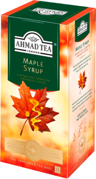 Чай зеленый «Ahmad Tea» Кленовый сироп, 25 пакетиков Чай зеленый «Ahmad Tea» Кленовый сироп, 25 пакетиков
