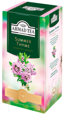 Чай черный «Ahmad Tea» Летний Чабрец, 25 пакетиков Чай черный «Ahmad Tea» Летний Чабрец, 25 пакетиков