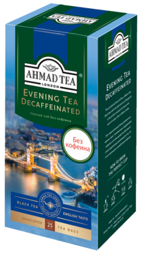 Чай черный «Ahmad Tea» Вечерний, с бергамотом, 25 пакетиков Чай черный «Ahmad Tea» Вечерний, с бергамотом, 25 пакетиков