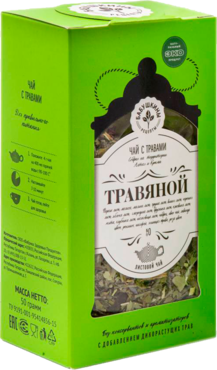 Чай «Фабрика здоровых продуктов» Травяной, 50 г Чай «Фабрика здоровых продуктов» Травяной, 50 г