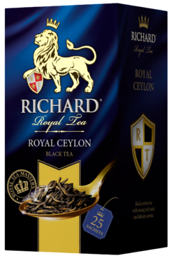 Чай черный «Richard» Royal Ceylon, 25 пакетиков, 50 г Чай черный «Richard» Royal Ceylon, 25 пакетиков, 50 г