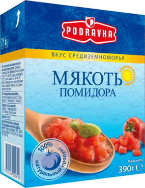 Мякоть помидора «Podravka», 390 г Мякоть помидора «Podravka», 390 г