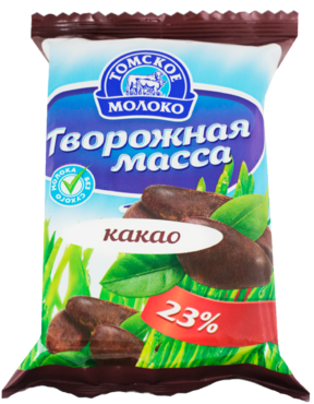 Творожная масса 23% «Томское молоко» с какао, 170 г Творожная масса 23% «Томское молоко» с какао, 170 г