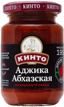 Аджика «Кинто» Абхазская из красного перца, 195 г Аджика «Кинто» Абхазская из красного перца, 195 г