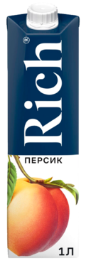 Нектар «Rich» Персиковый, 1 л Нектар «Rich» Персиковый, 1 л