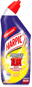 Дезинфицирующее средство «Harpic Power Plus» лимонная свежесть, 450 мл