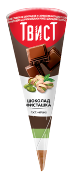 Мороженое «Твист» Шоколад и фисташка, 73 г Мороженое «Твист» Шоколад и фисташка, 73 г