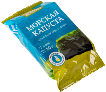 Морская капуста «ВкусВилл» классическая, 5 г Морская капуста «ВкусВилл» классическая, 5 г