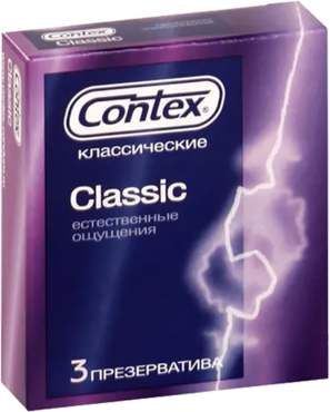 Презервативы «Contex» Classic, 3шт Презервативы «Contex» Classic, 3шт