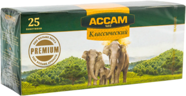 Чай черный «Ассам» 25 пакетиков Чай черный «Ассам» 25 пакетиков