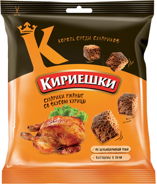 «Кириешки», сухарики со вкусом курицы, 40 г «Кириешки», сухарики со вкусом курицы, 40 г