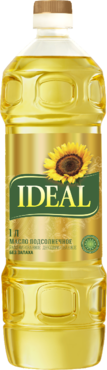 Масло подсолнечное «Ideal» рафинированное дезодорированное, 1 л Масло подсолнечное «Ideal» рафинированное дезодорированное, 1 л