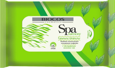 Влажные салфетки «BioCos» SPA Harmony, 15шт Влажные салфетки «BioCos» SPA Harmony, 15шт