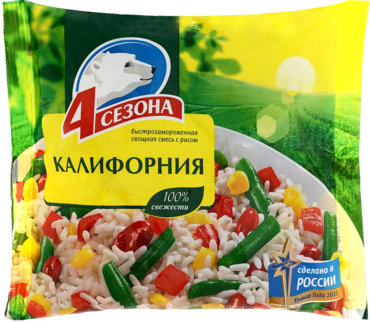 Овощная смесь «4 сезона» Калифорния, 400 г Овощная смесь «4 сезона» Калифорния, 400 г