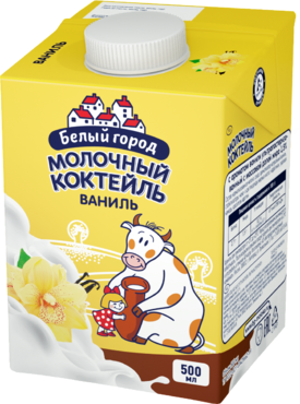 Коктейль молочный 1.5% «Белый город» ваниль, 500 мл Коктейль молочный 1.5% «Белый город» ваниль, 500 мл