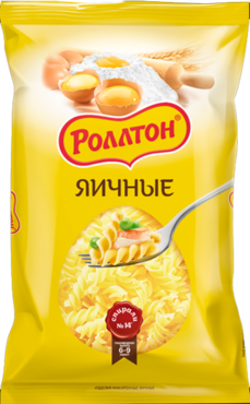 Макаронные изделия «Роллтон» яичные Спирали, 400 г Макаронные изделия «Роллтон» яичные Спирали, 400 г