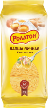 Лапша яичная «Роллтон» Классическая, 250 г Лапша яичная «Роллтон» Классическая, 250 г