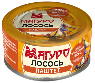 Паштет «Магуро» из лосося, 90 г Паштет «Магуро» из лосося, 90 г
