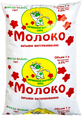 Молоко 2.5% «Деревенский молочный завод», 1 л Молоко 2.5% «Деревенский молочный завод», 1 л