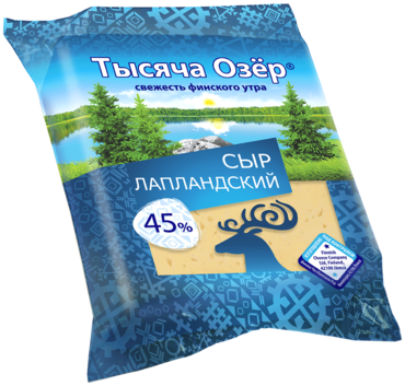Сыр 45% «Тысяча озер» Лапландский, 240 г Сыр 45% «Тысяча озер» Лапландский, 240 г