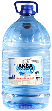 Вода «Акватория» питьевая, негазированная, 2шт, 5 л
