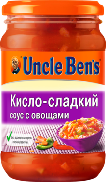 Соус «Uncle Bens» кисло-сладкий с овощами, 210 г Соус «Uncle Bens» кисло-сладкий с овощами, 210 г