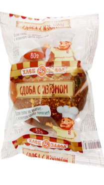 Сдоба с изюмом, 80 г Сдоба с изюмом, 80 г