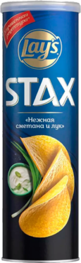 Чипсы «Lay's» STAX нежная сметана и лук, 140 г Чипсы «Lay's» STAX нежная сметана и лук, 140 г