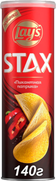 Чипсы «Lay's» STAX пикантная паприка, 140 г Чипсы «Lay's» STAX пикантная паприка, 140 г