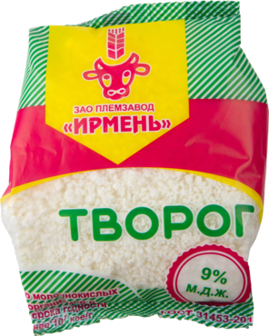 Творог 9% «Ирмень», 500 г Творог 9% «Ирмень», 500 г