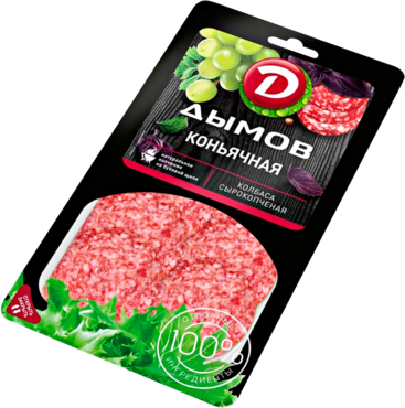 Колбаса «Дымов» Коньячная, в нарезке, 90 г Колбаса «Дымов» Коньячная, в нарезке, 90 г
