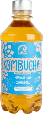 Напиток «Lava» Kombucha чёрный чай Original, 330 мл Напиток «Lava» Kombucha чёрный чай Original, 330 мл