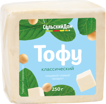 Продукт соевый тофу «Сельский дом» Классический, 250 г Продукт соевый тофу «Сельский дом» Классический, 250 г