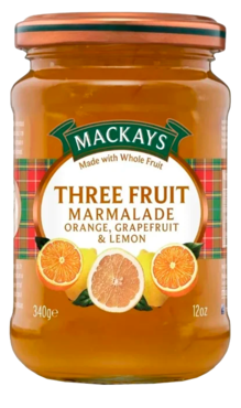 Десерт «Mackays» Три фрукта, 340 г Десерт «Mackays» Три фрукта, 340 г
