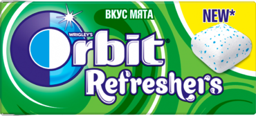 Жевательная резинка «Orbit» Refreshers Мята, 16 г Жевательная резинка «Orbit» Refreshers Мята, 16 г
