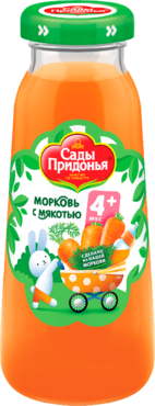 Нектар «Сады Придонья» Морковь, 200 мл Нектар «Сады Придонья» Морковь, 200 мл