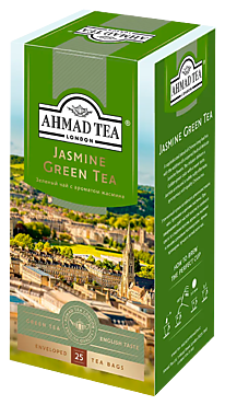 Чай зеленый «Ahmad Tea» с жасмином,25 пакетиков