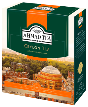 Чай черный «Ahmad Tea» Цейлонский, 100 пакетиков Чай черный «Ahmad Tea» Цейлонский, 100 пакетиков