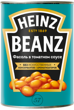 Фасоль белая «Heinz» в томатном соусе, 415 г Фасоль белая «Heinz» в томатном соусе, 415 г