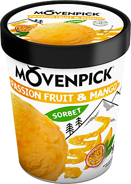 Мороженое «Movenpick» Сорбет манго-маракуйя, 480 мл