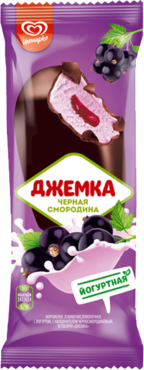 Эскимо «Джемка» Йогурт черная смородина, 57 г Эскимо «Джемка» Йогурт черная смородина, 57 г