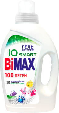 Гель для стирки «Bimax» 100 пятен, 1,3 кг Гель для стирки «Bimax» 100 пятен, 1,3 кг